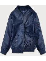 Tmavě modrá bunda typu model 5844480 - L. Style Tmavě modrá bunda typu model 5844480 - L. Style