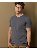 Vneck Pánské tričko s výstřihem do V  blue model 22478267 - Stedman