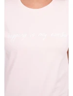 model 18743150 je moje kardio blůza pudrově růžová - K-Fashion