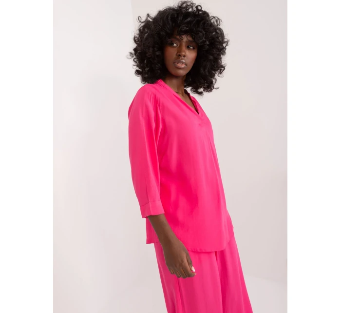 Blúzka D73761M11174A fuchsiová