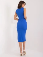 Dámské šaty modré model 20210040 - FPrice Dámské šaty modré model 20210040 - FPrice