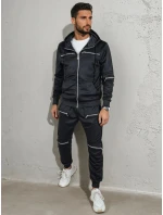 Pánska čierna tepláková súprava Dstreet AX0812