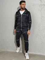 FashionStreet čierna pánska tepláková súprava AX0812