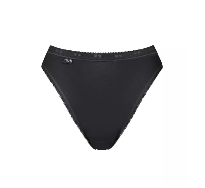 Dámske nohavičky Basic+ Tai 3P - BLACK - čierne 0004 - SLOGGI Dámske nohavičky Basic+ Tai 3P - BLACK - čierne 0004 - SLOGGI