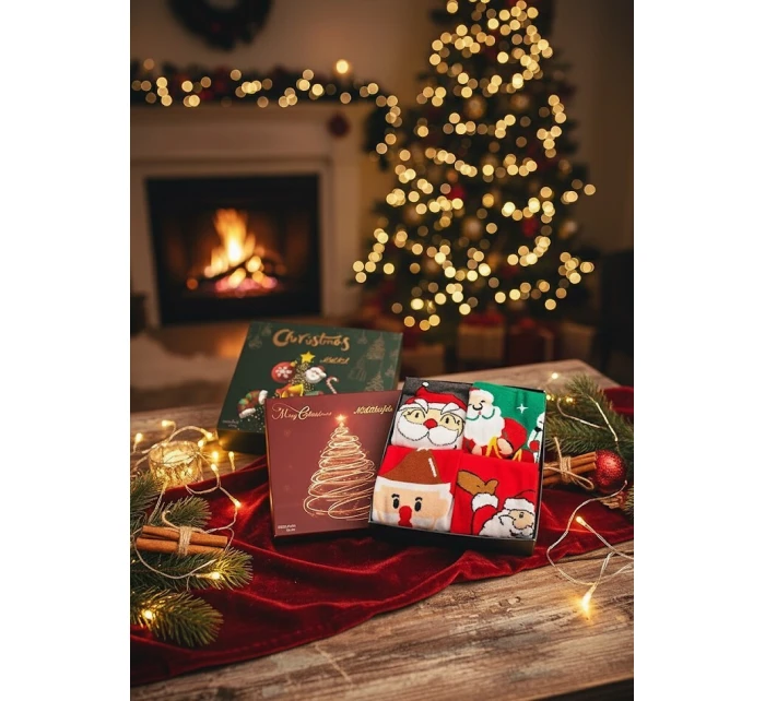 WiK ponožky M898 Veselé Vianoce Box A'4 35-46