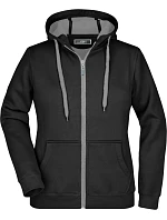 JN Dámská mikina Doubleface 02.0 black/carbon model 22485997 - Daiber