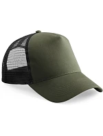 B Dětská 5 panelová kšiltovka Trucker 53. olive green/black model 22482123 - Beechfield B Dětská 5 panelová kšiltovka Trucker 53. olive green/black model 22482123 - Beechfield
