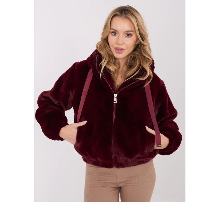 Kurtka KR bordowy model 21782572 - FPrice