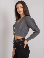 Dámský svetr LC SW model 15826246 tmavě šedý - FPrice Dámský svetr LC SW model 15826246 tmavě šedý - FPrice