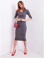 Šaty CZ SK 4196.00 tmavo šedá