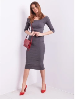 Šaty CZ SK 4196.00 tmavo šedá