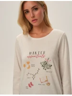 Pyžamo Béžová Henderson model 20477631 - HENDERSON LADIES Pyžamo Béžová Henderson model 20477631 - HENDERSON LADIES