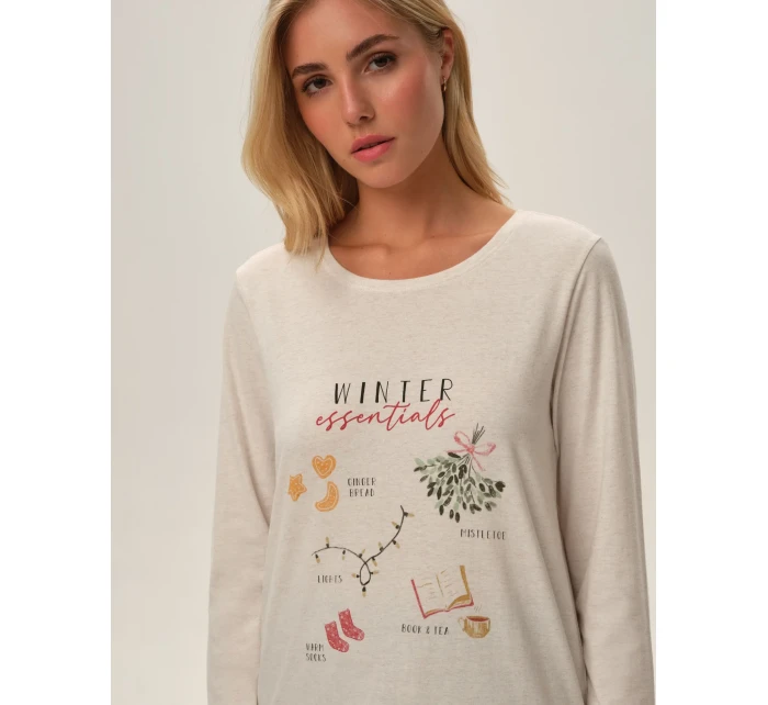 Pyžamo Béžová Henderson model 20477631 - HENDERSON LADIES Pyžamo Béžová Henderson model 20477631 - HENDERSON LADIES