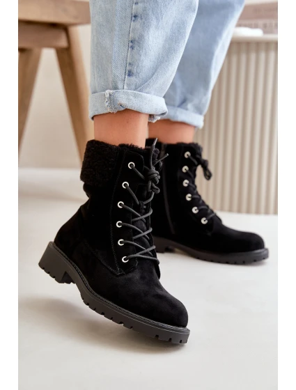 Dámské boty workery na zip černé model 21667418 - Boto