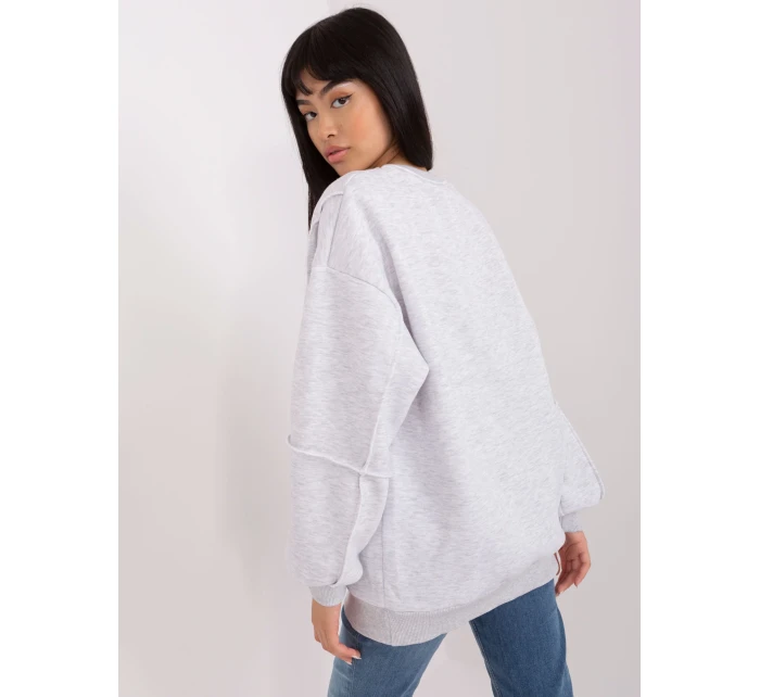 Bluza EM BL model 18741188 jasny szary - FPrice Bluza EM BL model 18741188 jasny szary - FPrice
