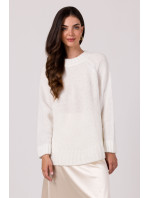 Pletený sveter BeWear BK105 White