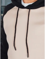 Pánská základní mikina s kapucí béžová Dstreet model 21985966 - FashionStreet Pánská základní mikina s kapucí béžová Dstreet model 21985966 - FashionStreet