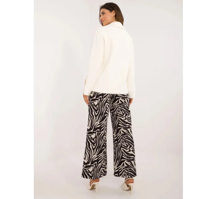 Krátka bunda z alpakovej vlny v ecru farbe (250)