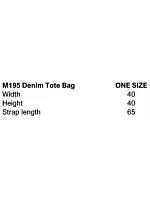 Nákupná taška Mantis M 195 Denim 70.0195, denimovo modrá Nákupná taška Mantis M 195 Denim 70.0195, denimovo modrá