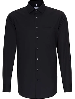 Seidensticker Shirt Regular LSL Košeľa s dlhým rukávom 78.3000 čierna