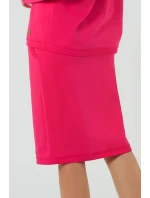 Talianska móda Stella midi farba: fuchsiová
