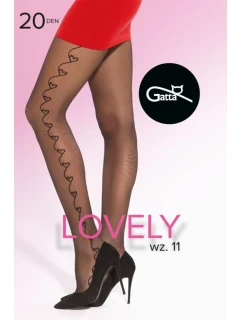 Gatta Lovely 11 20 DEN farba:nero
