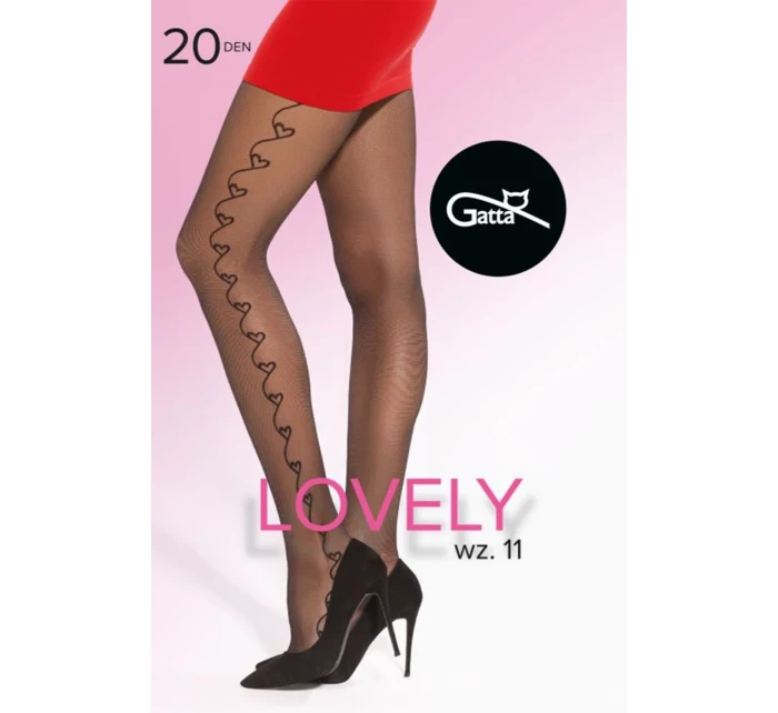 Gatta Lovely 11 20 DEN farba:nero