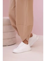 Bavlněná mikina kalhoty set Lehký velbloud Bavlněná mikina kalhoty set Lehký velbloud