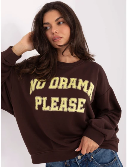 IT BL mikina H2454.50 tmavohnedá IT BL mikina H2454.50 tmavohnedá