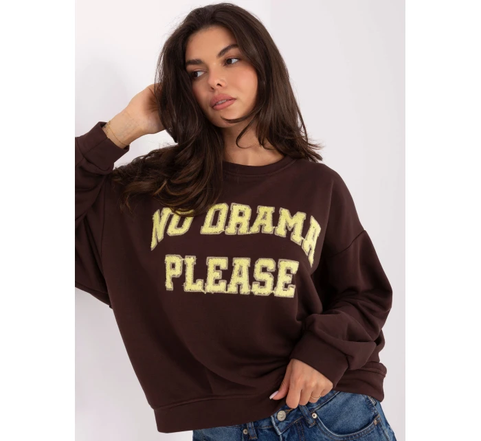 IT BL mikina H2454.50 tmavohnedá IT BL mikina H2454.50 tmavohnedá