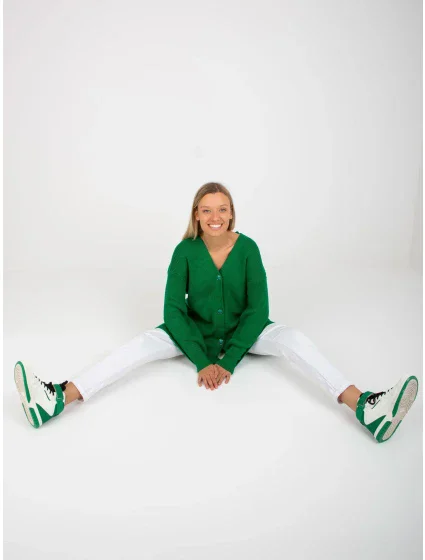 Dámsky sveter LC SW 0267 zelený Dámsky sveter LC SW 0267 zelený