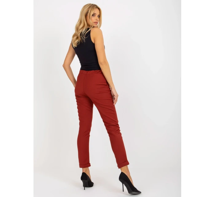 Dámske nohavice LK SP 507797.50P bordová - FPrice