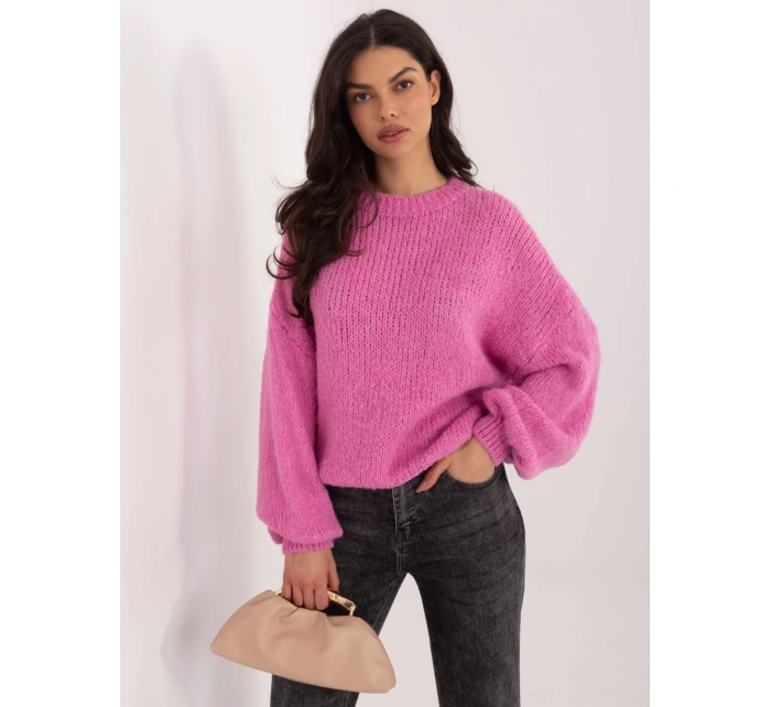 Sweter MI SW model 21807960 ciemny różowy - FPrice