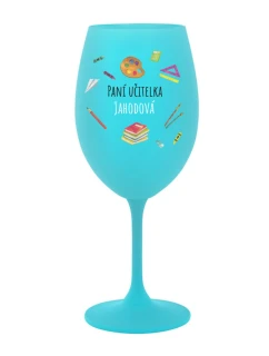 Personalizovaná sklenice pro paní učitelku/pana učitele (pomůcky)