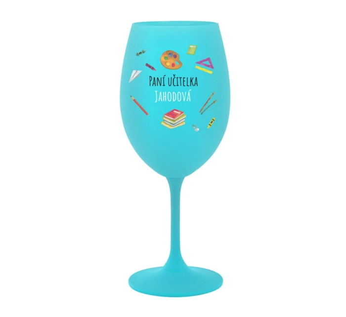 Personalizovaná sklenice pro paní učitelku/pana učitele (pomůcky)