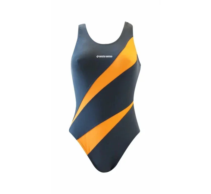 Dámské jednodílné plavky 729 tmavě šedá s model 18517219 - Sesto Senso