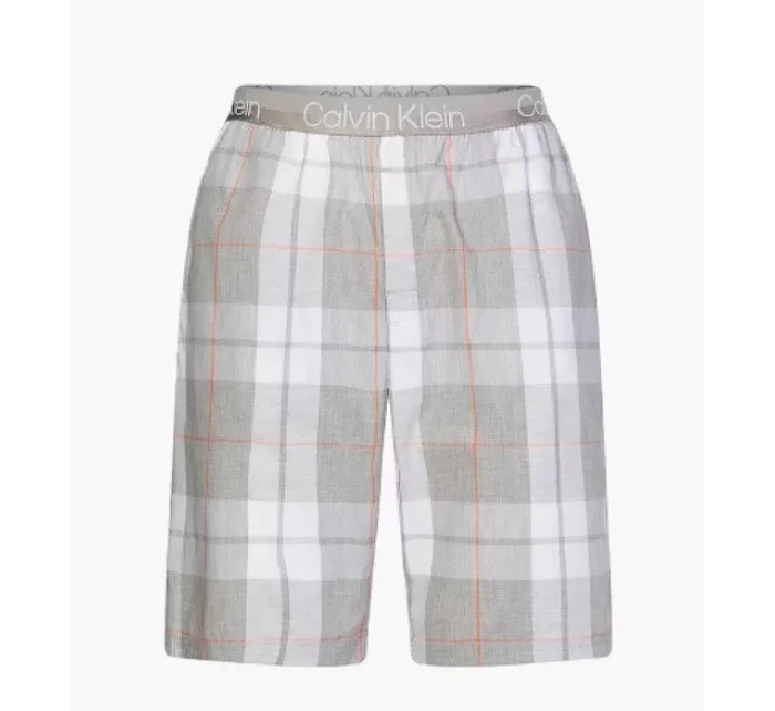 Pánske kraťasy na spanie NM2179E 1MQ - šedá / biela - Calvin Klein Pánske kraťasy na spanie NM2179E 1MQ - šedá / biela - Calvin Klein