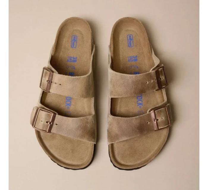 Arizona Soft  Leather Brown úzké žabky pro model 21203658 - Birkenstock