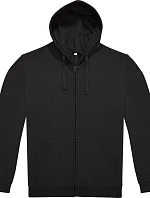 B&C ID.224 Zip Hood Unisex mikina s kapucňou 01.I224 čierna