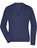 JN 660 Dámský pletený cardigan s výstřihem do V model 22488029 navy - Daiber JN 660 Dámský pletený cardigan s výstřihem do V model 22488029 navy - Daiber