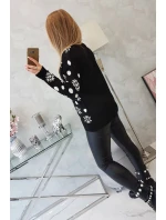 Vianočný sveter s medvedíkom čierny Vianočný sveter s medvedíkom čierny