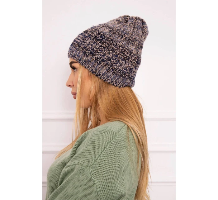 Fleecová čiapka Melisa K241 navy blue+blue
