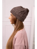 Dámska čiapka Nastia K373 mocca Dámska čiapka Nastia K373 mocca