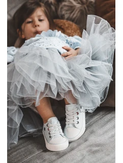 Dziecięce Klasyczne Niskie Trampki BIG STAR HH374094 Niebieskie