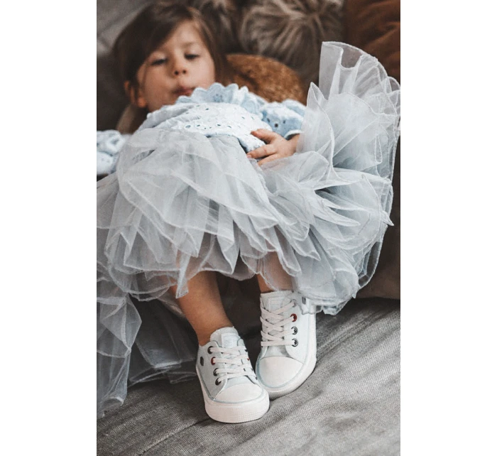 Dziecięce Klasyczne Niskie Trampki BIG STAR HH374094 Niebieskie Dziecięce Klasyczne Niskie Trampki BIG STAR HH374094 Niebieskie