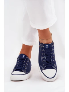 Dámské Nízké Tenisky Big Star model 21705176 Tmavě Modré - Big Star Shoes