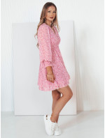 Ružové mini šaty SPINESA Dstreet EY2450