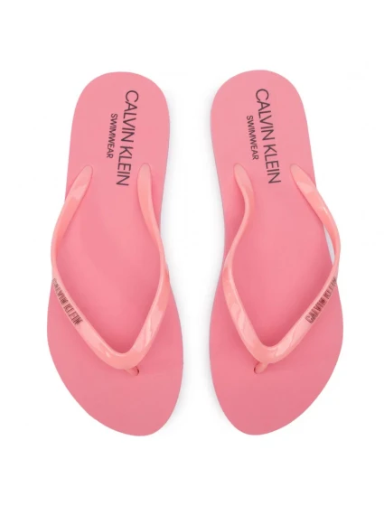 Dámské žabky model 7486935 růžová - Calvin Klein Dámské žabky model 7486935 růžová - Calvin Klein