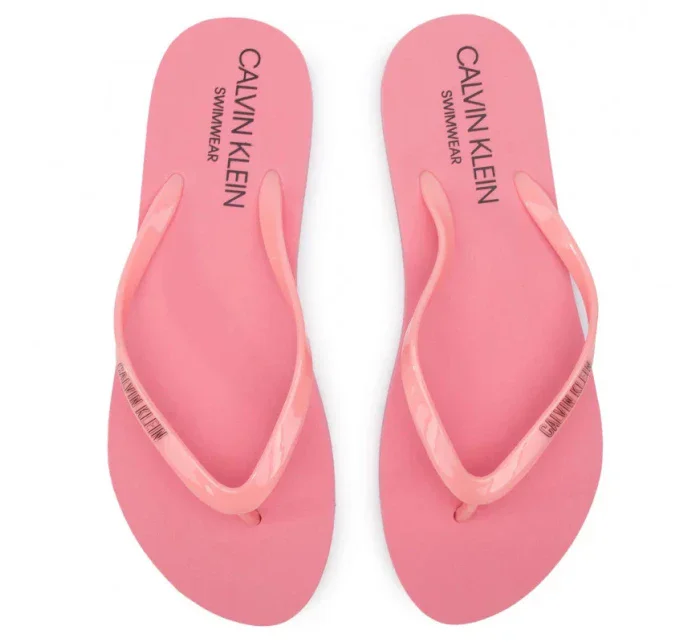 Dámské žabky model 7486935 růžová - Calvin Klein Dámské žabky model 7486935 růžová - Calvin Klein