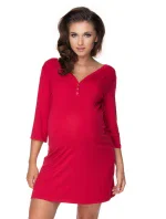 Dámska nočná košeľa model 138231 burgundy - PeeKaBoo